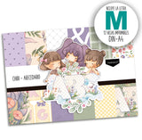 CHIBI - ABECEDARIO - 12 hojas para imprimir
