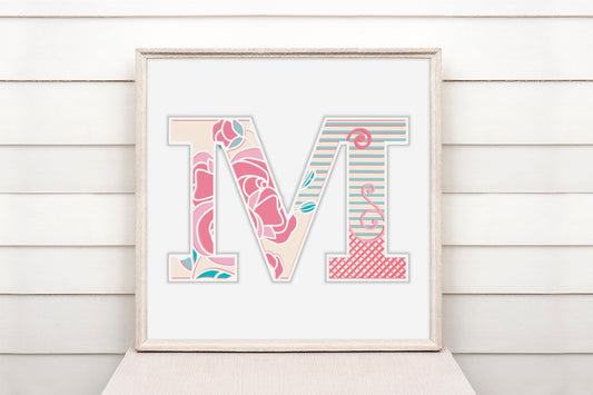 LETRA M - Digi Troquel