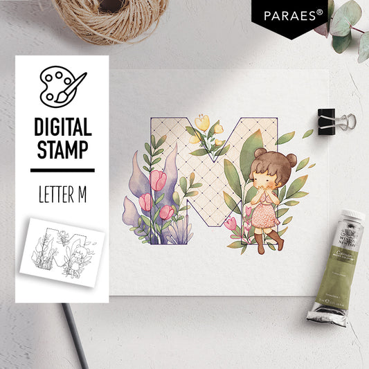 LETRA M - SELLO DIGITAL