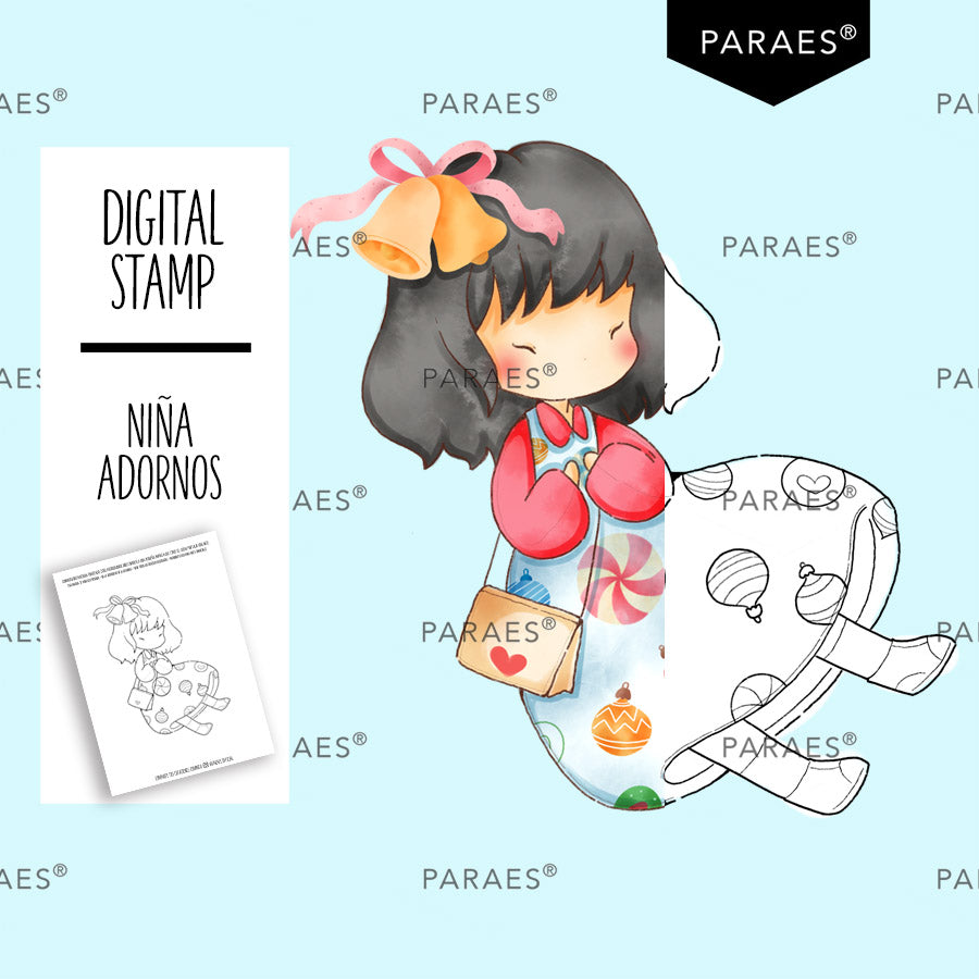 NIÑA ADORNOS - SELLO DIGITAL