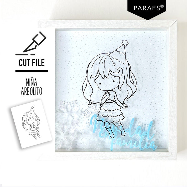 NIÑA ARBOLITO - Archivo de corte