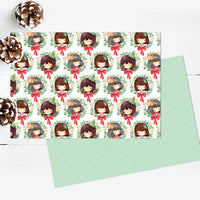 CHIBI - NAVIDAD - 14 hojas para imprimir