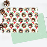 CHIBI - NAVIDAD - 14 hojas para imprimir