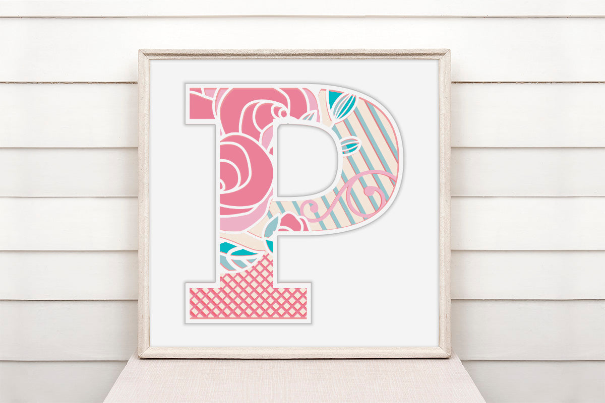 LETRA P - Digi Troquel