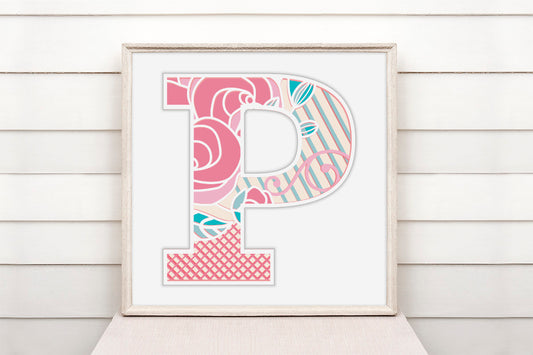 LETRA P - Digi Troquel