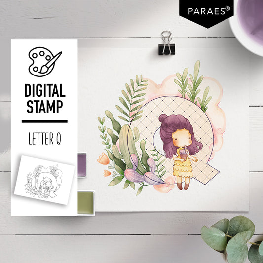 LETRA Q - SELLO DIGITAL