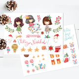 COMBO DIGITAL CHIBI - NAVIDAD + Regalo