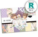 CHIBI - ABECEDARIO - 12 hojas para imprimir