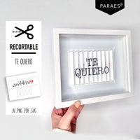 TE QUIERO - Archivo de corte (+ tutorial)