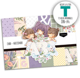 CHIBI - ABECEDARIO - 12 hojas para imprimir