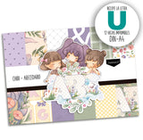 CHIBI - ABECEDARIO - 12 hojas para imprimir