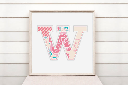 LETRA W - Digi Troquel