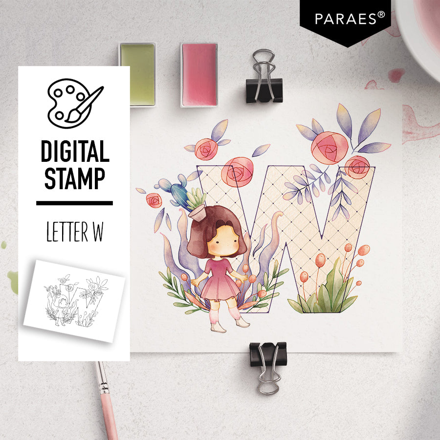 LETRA W - SELLO DIGITAL