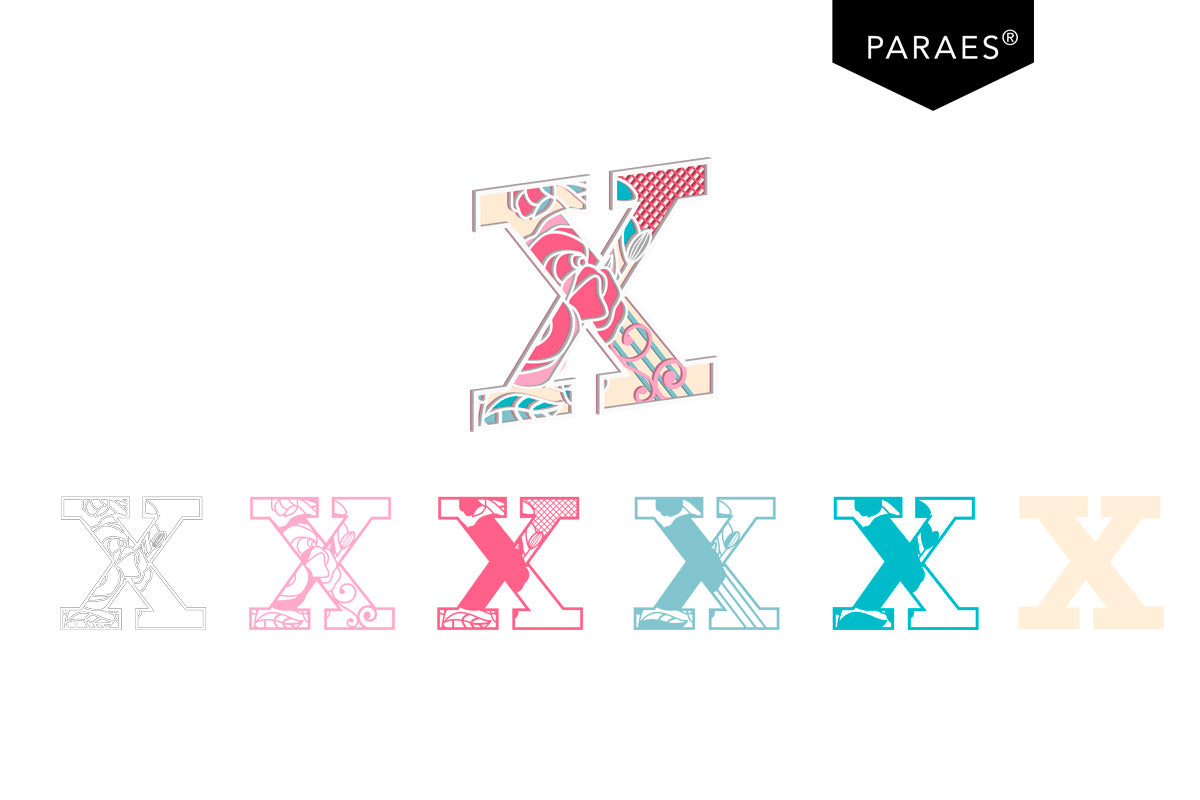 LETRA X - Digi Troquel