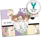 CHIBI - ABECEDARIO - 12 hojas para imprimir