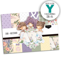 CHIBI - ABECEDARIO - 12 hojas para imprimir